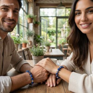 (E15)  LAPİS DOĞAL TAŞ BİLEKLİK