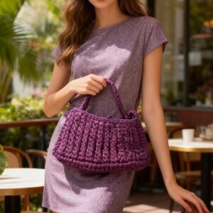 13 . model fi fashion el örgüsü çantaları