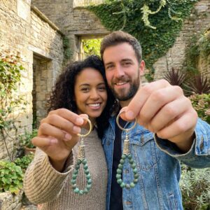 (ZT12)   Shu Doğal Taş Anahtarlık