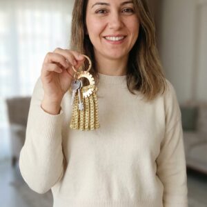fi fishion anahtarlık , bayan çanta süsü 086