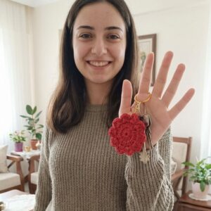fi fishion anahtarlık , bayan çanta süsü 095