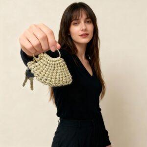 fi fishion anahtarlık , bayan çanta süsü 036
